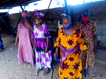 Aged women protest over allege forceful takeover of shops