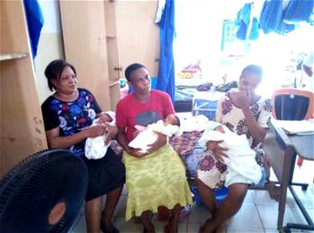 Double Blessing: Mother of triplets rejoices as hospital offsets bills