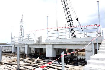 Lagos shuts traffic around Pen Cinema flyover for construction works