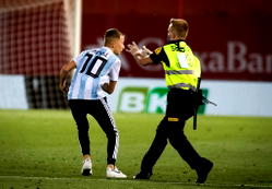 La Liga takes legal action against pitch invader