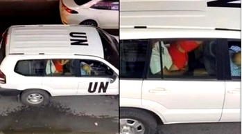 UN condemns video of couple reportedly having s*x inside its official car
