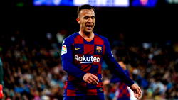 Juventus-bound Arthur snubs Barca training