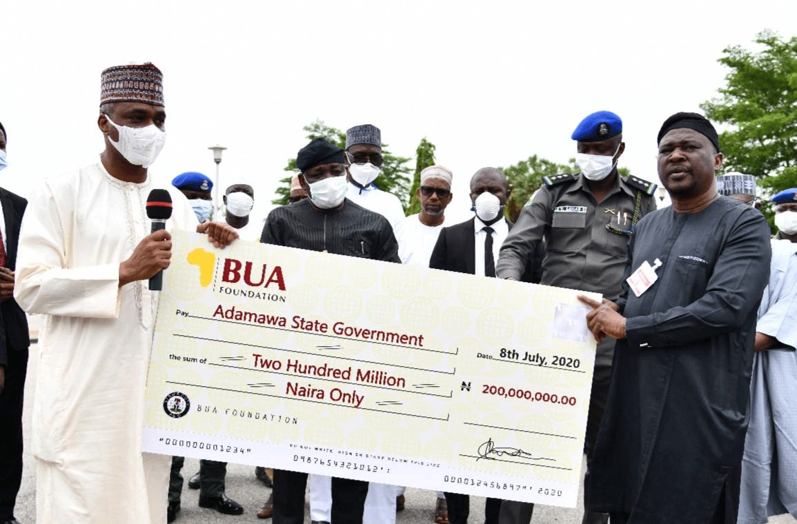 COVID-19: BUA Foundation donates N200m, 3 ambulances to Adamawa