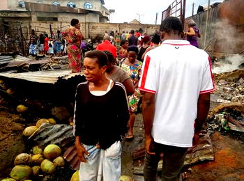 Fire guts over 100 shops, goods in Calabar market