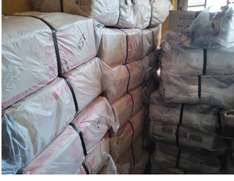 Police discover container-load of fake drugs cleared as brushes