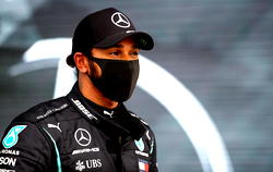 Hamilton breaks records as Mercedes lock out front row