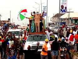 Edo Deputy Gov, Shaibu, tours Benin, Ekpoma, Auchi, showcases achievements, berates APC
