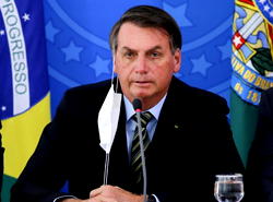 Brazil president, Bolsonaro, says he tested negative for COVID-19
