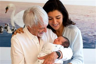 89 years-old Bernie Ecclestone welcomes newborn with wife