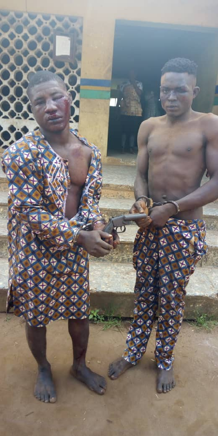 Two motorcycle snatchers arrested in Ogun