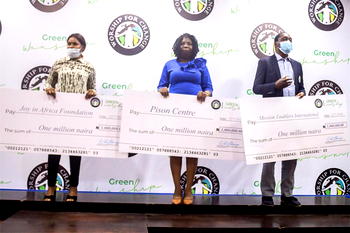 Worship for change presents N3 million to charities  