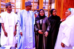 PHOTOS: Buhari celebrates Eid-el Kabir with family in State House