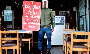 South African restaurants protest coronavirus lockdown restrictions