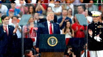 Trump: ‘If you can protest in person, you can vote in person’