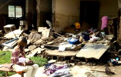 Two feared dead as flood renders Oyo residents homeless