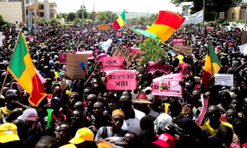 Mali protest movement proposes 2-year transition to civilian rule