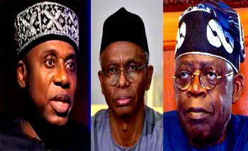 APC: Tinubu, Amaechi, el-Rufai dig in for 2023