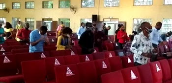 Lagos churches comply with COVID-19 guidelines, as worship resumes