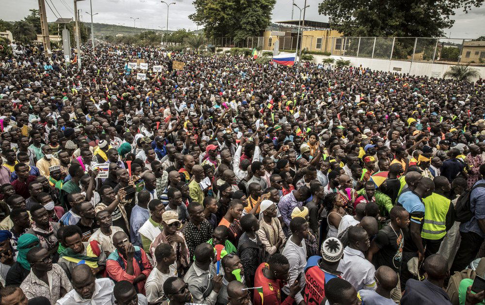 Thousands in Mali’s capital welcome president’s downfall