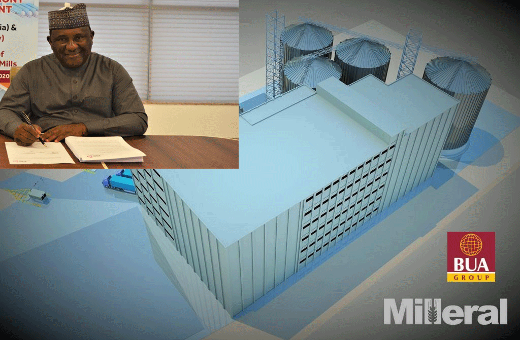 BUA signs deal with Turkish firm, Milleral, to build 2400tpd flour mills