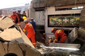 At least 17 dead in China restaurant collapse