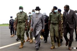 ECOWAS mediator for Mali, Goodluck Jonathan, arrives in Bamako