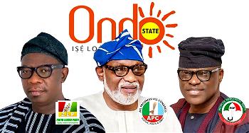 Breaking: Akeredolu defeats Jegede, Ajayi, others, leads with 53,380 votes in 14 councils