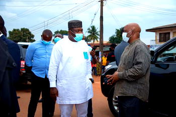 Ugwuanyi visits IPOB, security clash scene, assures return to norm