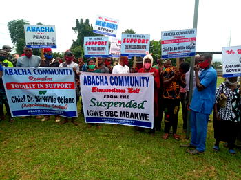 Another Anambra community disowns suspended Monarch over Abuja trip