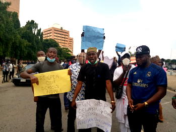 COVID-19: Students protest in Abuja over continued closure of varsities, polytechnics