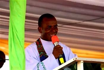 Fr. Mbaka’s Church not burnt  – Spokesman