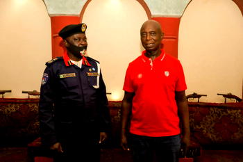 NSCDC Commandant pays courtesy visit to Prince Ned Nwoko (photos)