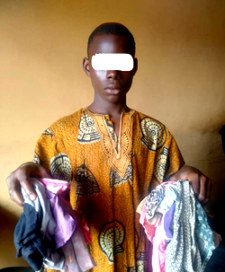 Boy, 16, arrested for stealing woman’s 14 pants
