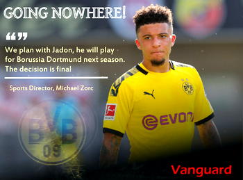 Sancho ‘staying’ at Dortmund as Man United deadline expires