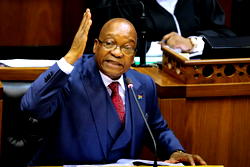 South Africa’s Zuma accuses successor of ‘trying to please white minority’
