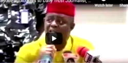 NEW VIDEO: Fani-Kayode apologises to Daily Trust Journalist, begs Nigerians, his political mentors for forgiveness
