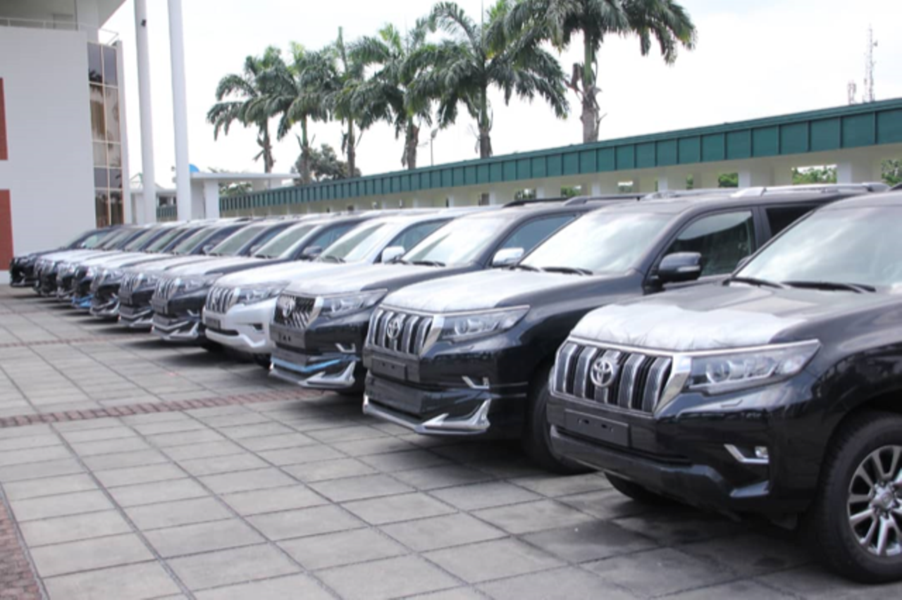 Wike gifts Rivers federal lawmakers 15 Land Cruiser Prado VX, TXL jeeps
