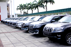 Wike gifts Rivers federal lawmakers 15 Land Cruiser Prado VX, TXL jeeps