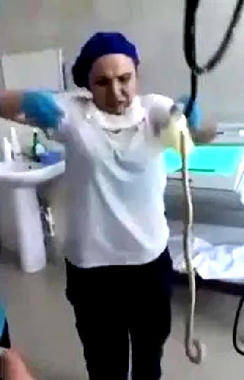 ODD NEWS: Doctors pull 4ft snake from woman’s throat after it slithered in while she was asleep