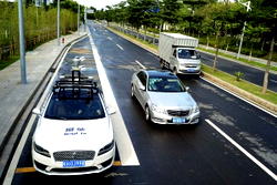 China opens 5G-covered road for testing of self-driving cars