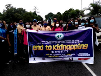 Kidnapping: Medical Women, civil society groups protest in Calabar