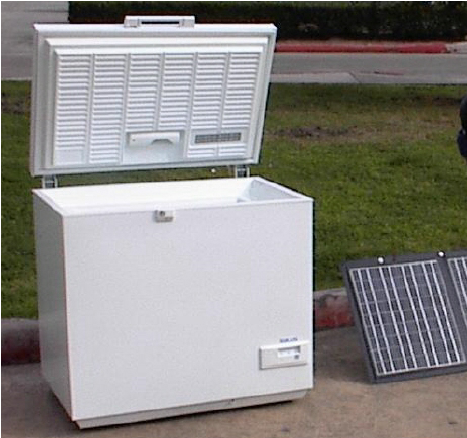 power fridge with solar