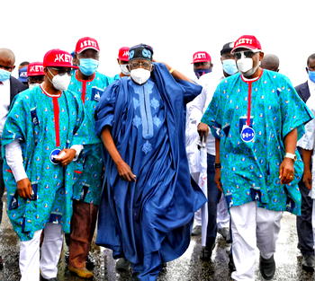 Ondo Governorship poll: Tinubu solicits monarchs’ support for Akeredolu’s re-election