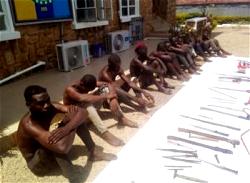 Military arrest 11 suspected members of a cult group in Jos