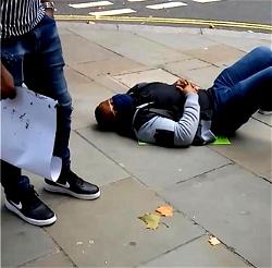 VIDEO: NDDC students protest in London over non-receipt of allowances