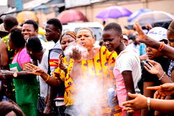 [PHOTOS] Obaseki, supporters party on Benin streets