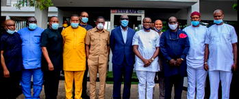 Speaker, 9 other duly inaugurated Edo Assembly members, visit, congratulate Obaseki