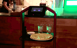 A.I. robot serves customers at Seoul restaurant