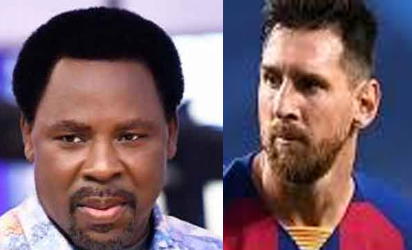 TB Joshua to Messi: Don’t leave Barcelona with bitterness