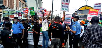 In pictures: Nigerians protest against fuel, electricity increment, anti-people policy in Lagos